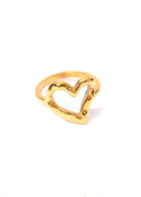 Asymetric Heart Ring